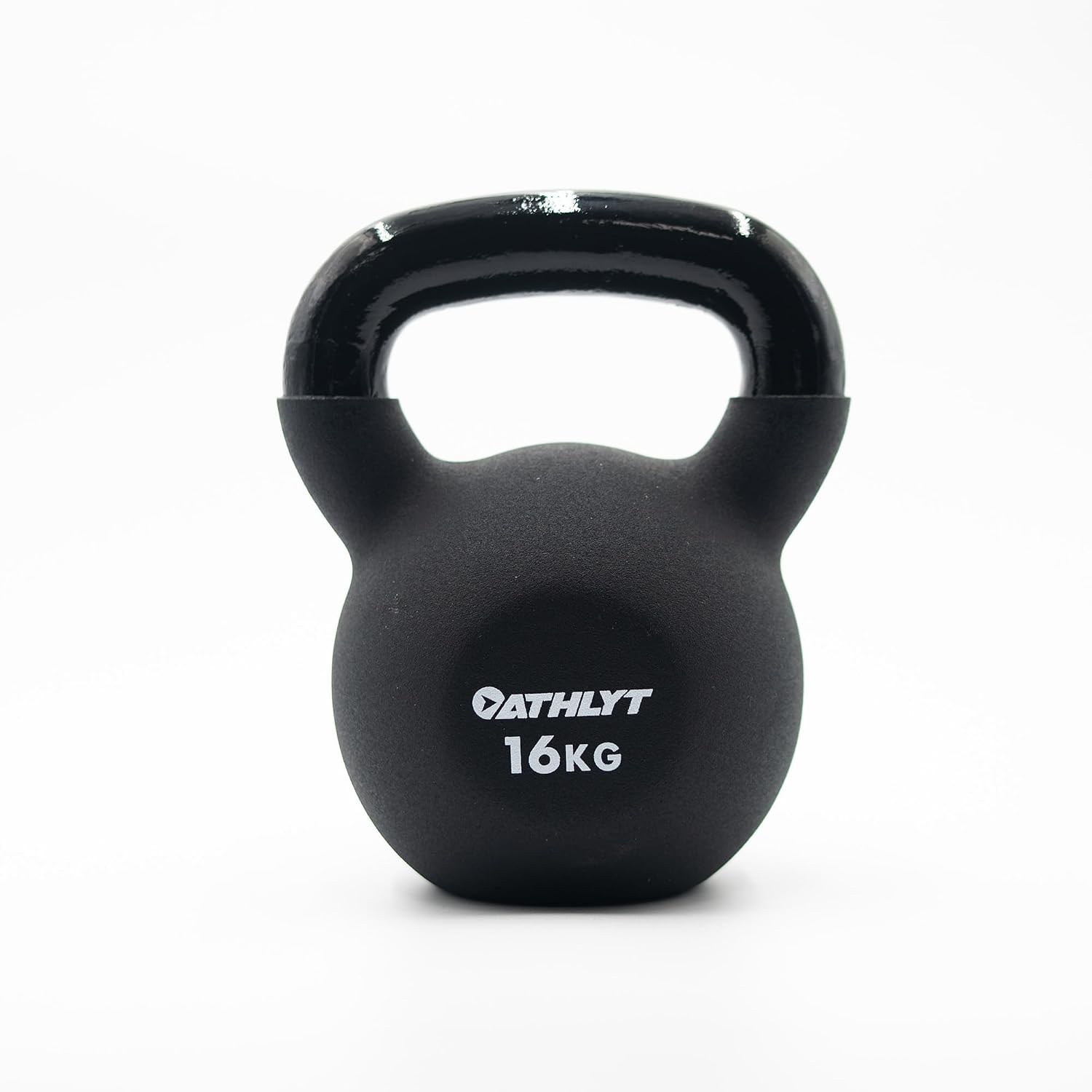 Neoprene Kettlebell, Black, 16 kg