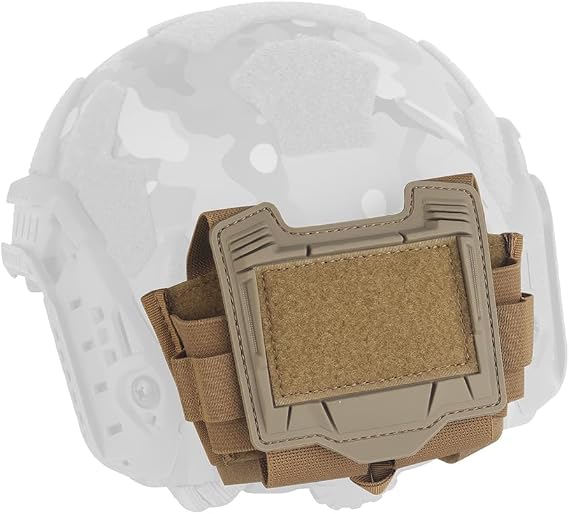 Tactical Helmet Battery Pouch Counterweight Pouch Helmet Battery Pack Balance Weight Bag with Hook&Loop