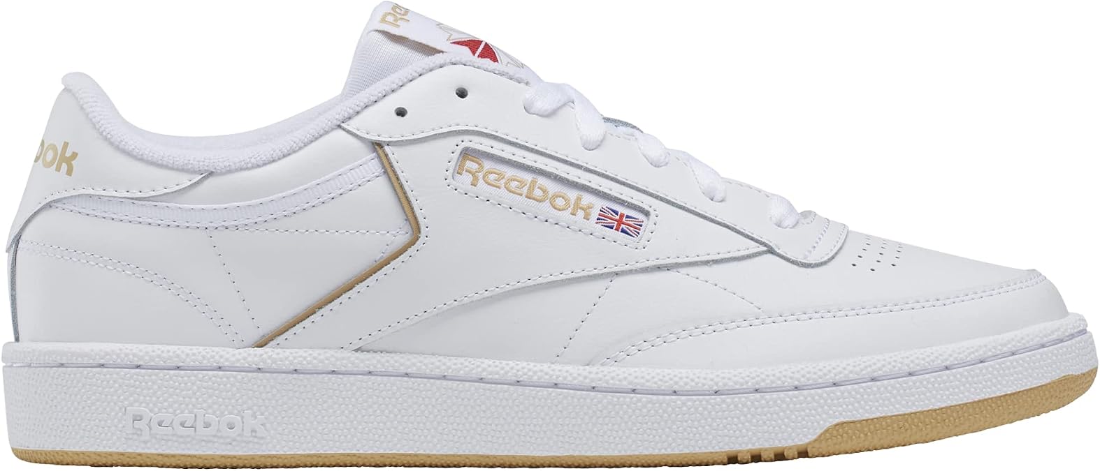 Reebok Club C 85 Mens Tennis Shoes, Casual Fashion White Sneakers for Men