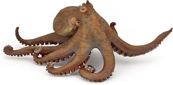 Large Realistic Octopus Figurine, Marine World Collection, Kids Ages 3+