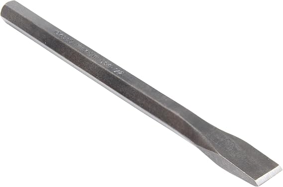 Mayhew Tools 10402 Carded Cold Chisel, 1/2" x 6", Shot Blast Finish