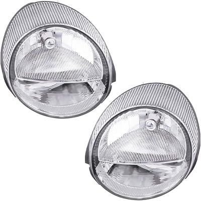 Brock Headlight for 2002-2005 Thunderbird 5W6Z13008B Set FO2502195