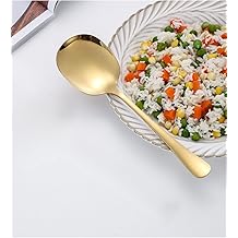 ARVALE Profesyonel 21 cm Paslanmaz Çelik Servis Kaşığı – Yemek ve Salata Servisi İçin