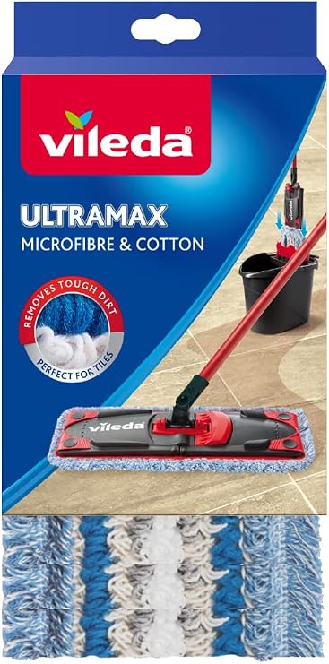 Vileda Ersatzbezug Bodenwischer Weiß-Blau-Grau 0.12 kg