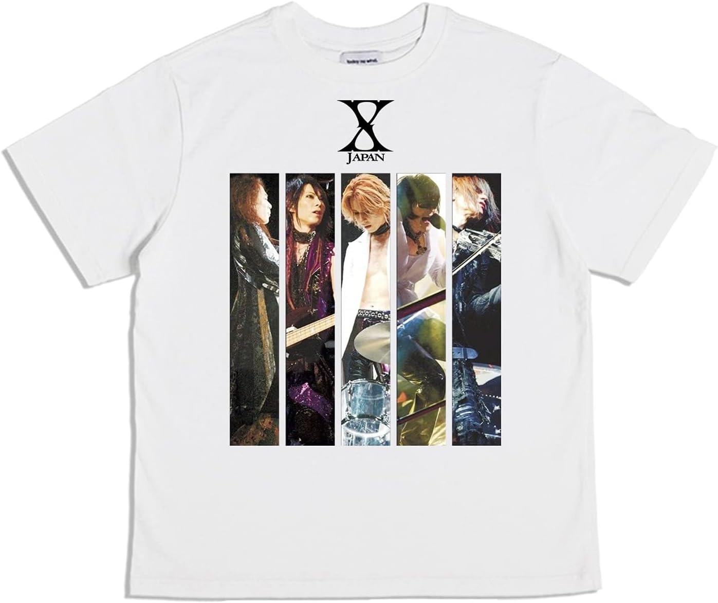 bieze X Japan YOSHIKI HIDE Toshi Rock Band T-Shirt, American, Fashion, Western Style, Music, T-Shirt, Mens, Womens, Print, Sports, Summer Clothing, Top, Short Sleeve, Fashion, Loose, Large Size,