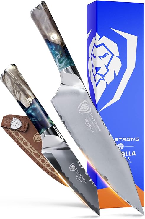 Valhalla Series Chef Knife 8" Bundled with Paring Knife 4" Gift Set