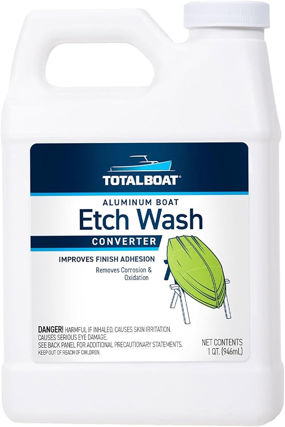 TotalBoat Aluminum Boat Etch Wash Cleaner - Quart