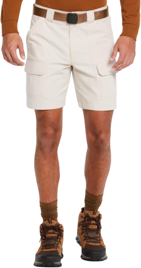 Savane Mens 8 Hiking Cotton Cargo Shorts with Tech Pocket (Available in Big & Tall)