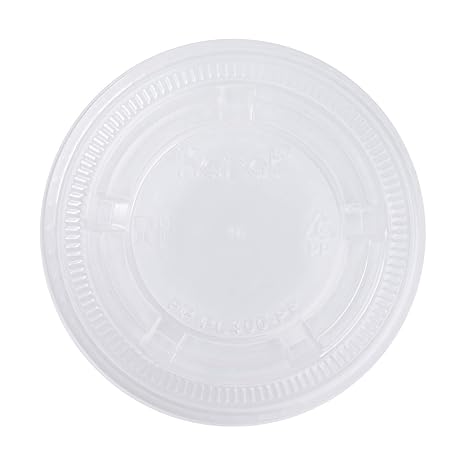 Karat FP-PL400-PP 3.25 oz., 4 oz. & 5.5 oz PP Portion Cup Lids (Case of 2500)