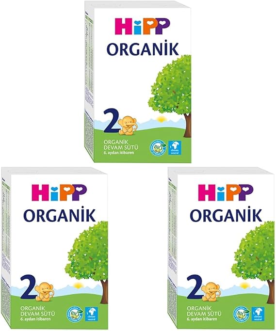 Hipp 2 Organic Continuing Milk 600 Gr 1 Pack (1 X 600 G) 3 pack
