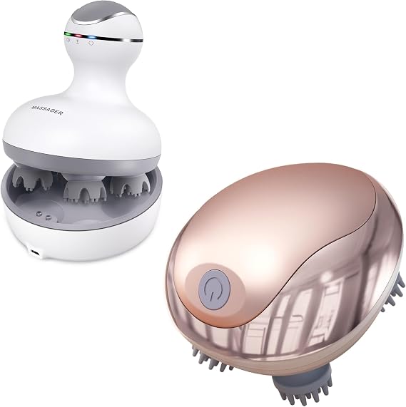 cotsoco Electric Head Massager & Electric Pet Cat Massager for Hair Growth, Deep Clean and Stress Relax