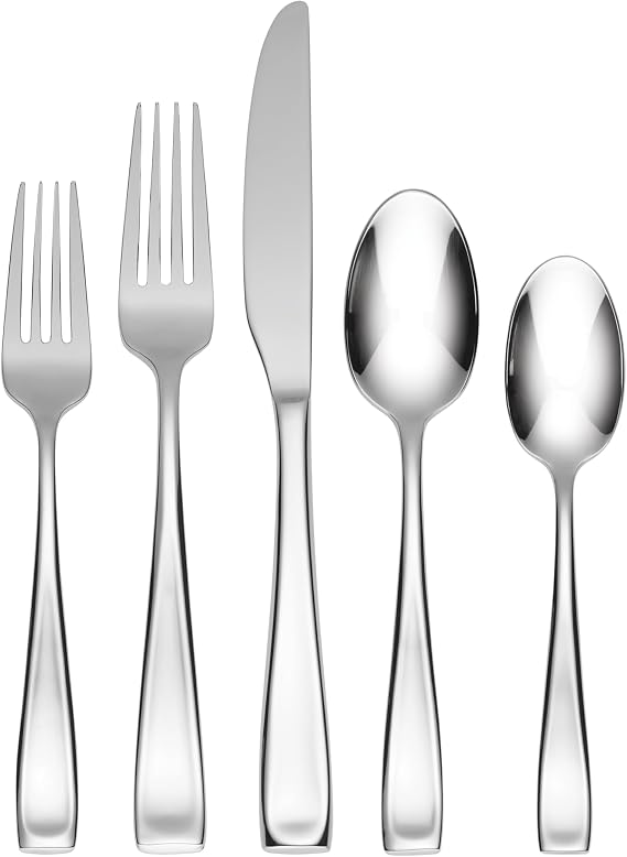 Oneida Moda 5-Piece 18/10 Silverware Set for 1, Flatware