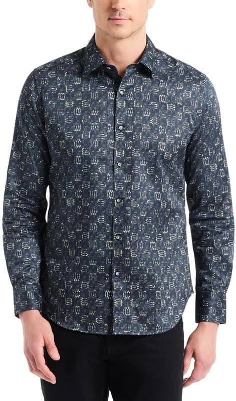 Robert Graham Men's Deckard Long Sleeve Woven Button Down Shirt Of5132c-960