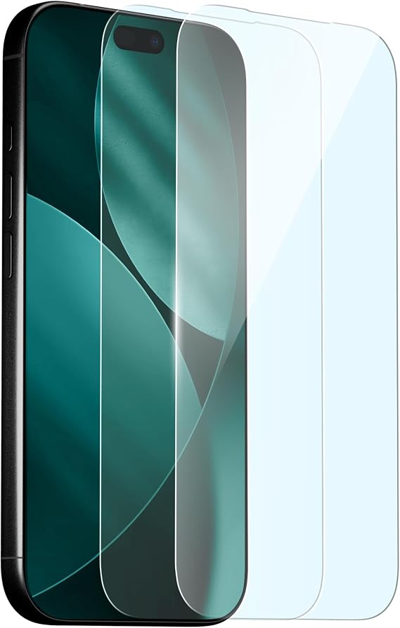Mous Anti-Blue Light Screen Protector Compatible with iPhone 17, Shatterproof