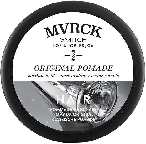 Mvrck By Mitch Original Pomade Styling Paste for Natural Shine and Medium Hold, Hair Wax for All Hair Types in Salon Quality - 113 g