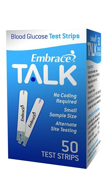 Embrace Blood Glucose Test Strip 50ct