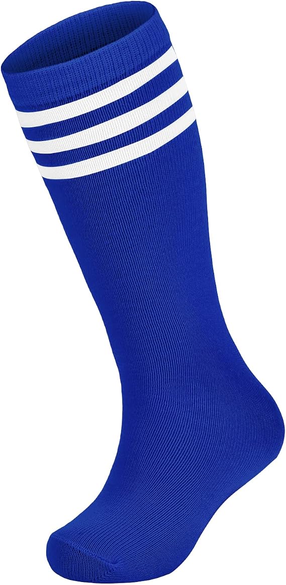 Zando Toddler Soccer Socks Baseball Softball Football Socks Tube Athletic Socks Uniform Socks Knee High Socks for Girls