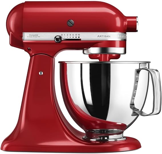 KitchenAid Artisan 4, 8 L Stand Mixer 5KSM125, Empire Red-EER