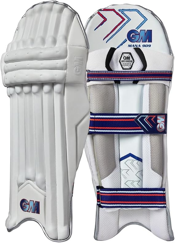 Gunn & Moore GM Cricket Batting Pads | Mana 909 | Traditional Cotton & Cane |