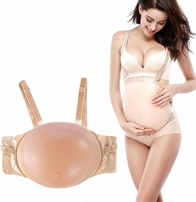 Fake Pregnancy Belly Silicone Pregnant Bellies Artificial Pregnant Baby Bump Tummy for Actor Performance
