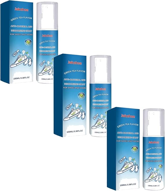Shoe Deodorizer Spray, Long Lasting Shoe Sprays for Smelly Shoes, Deodorizing Spray for Shoes and Socks Sneakers Boots Sandals (1, Tea Tree)