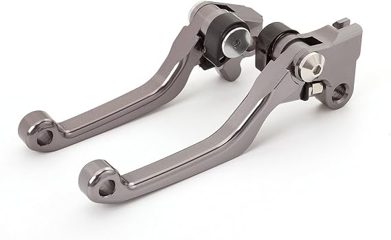 CNC Dirt Bike Clutch Brake Pivot Levers for CRF125F CRF 125 F 125F 2020 2021 2022 2023 Aluminum Gray
