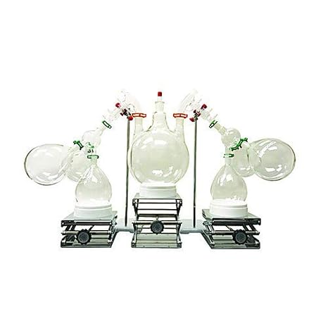 United ScientificTM Complete Short Path Distillation Kit | 10L Capacity | Glassware Distillation Appartus| 1 Each