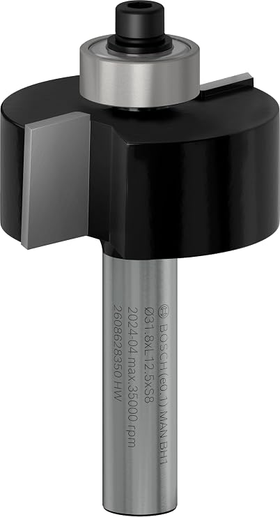 Bosch 2 608 628 aksesuarı 350 Falzfraeser 8 mm, B 9,5 mm, L 12,7 mm, G 54 mm [Enerji Sınıfı A+]