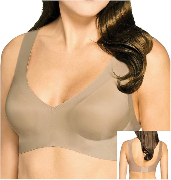 Braza Wireless Wonder - Comfortable & Supportable Bra (Beige)