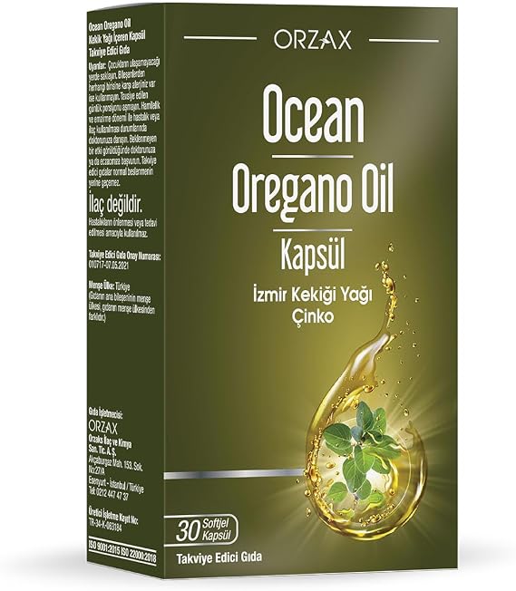 Orzax Ocean Oregano Oil 30 Capsules
