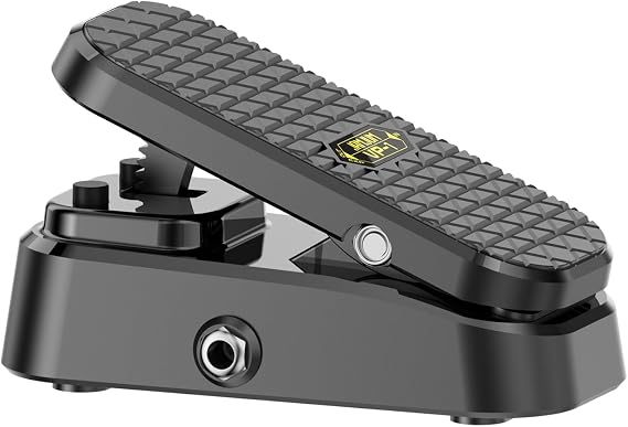 Volume & Expression Pedal – Passive Stereo Pedal with Mute Function, Non-Slip Design, No Power Required, Precision Control for Guitar, Bass, Keyboard, Synth & Multi-Effects – Black