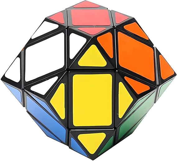 SUN-WAY 33 Rhombic Face Diamond Speed Cube 33 Dodecahedron Skewb Magic Cube Six Axis and Twelve Edges Puzzle Cube