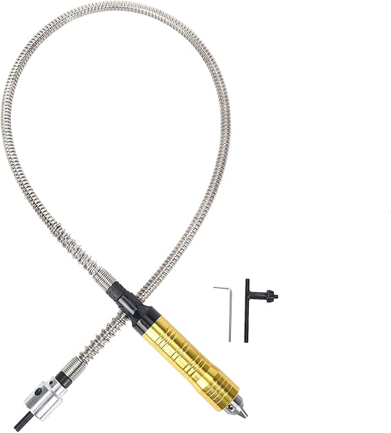 Rotary Grinder Tool Flexible Flex Shaft Fits + 0.3-6.5 mm Handpiece for Drill Rotary Tool Accessories