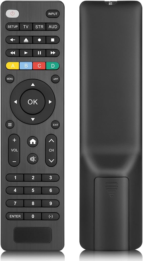 Universal Remote Control for Samsung/LG/Sony/Onn/RCA/Vizio/Hisense/Sony/Philips TV and More, for DVD/Blu-ray/Soundbar/Media Player/Set-Top Box/VCR, Easy Sync, 3-in-1 Compatibility