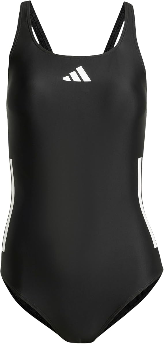 adidas Women's 3-Stripes C-Back Swimsuit