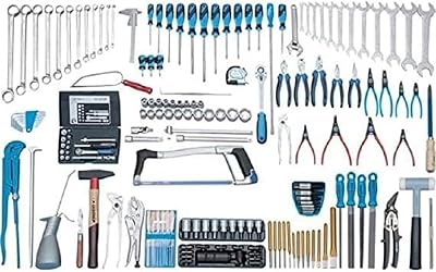 GEDORE S 1007 Mechanics Tool Set 179 Piece Comprehensive Hand Tool Kit Perfect for Automotive Repairs Professional Grade Made in Germany