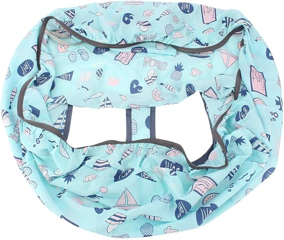 Diydeg Shopping Cart Cover for Baby, Foldable Baby Shopping Cart Cover with Cushion, Washable Baby High Chair Cover Trolley Soft Pad Baby Seat Cover for boy or Girl