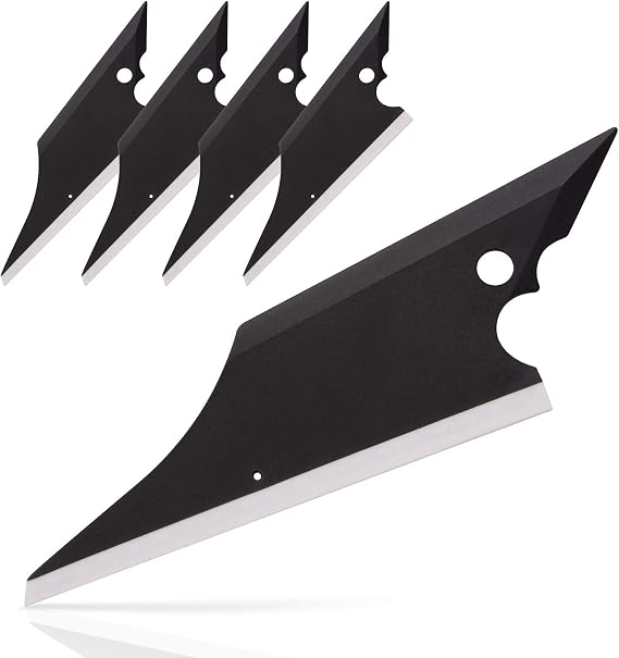 EHDIS Pro Auto Application Tool Conqueror Squeegee Original Corner Reach Tool Window Tint Conqueror Tool Soft Squeegee Blade with White Blade for Versatile Use-Pack of 5