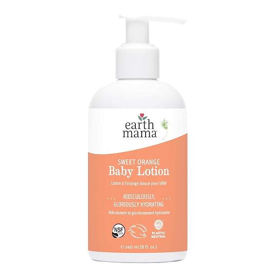 Earth Mama - Sweet Orange Baby Lotion - 8 Fl Oz
