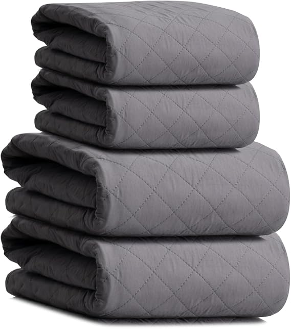 2 Size Large Bed Pads + 2 Size Medium Bed Pads - Hide Stains Bed Pads for Incontinence, Bed Pads Washable Waterproof, Adult Washable Incontinence Underpads for Adults, Dogs, Kids...