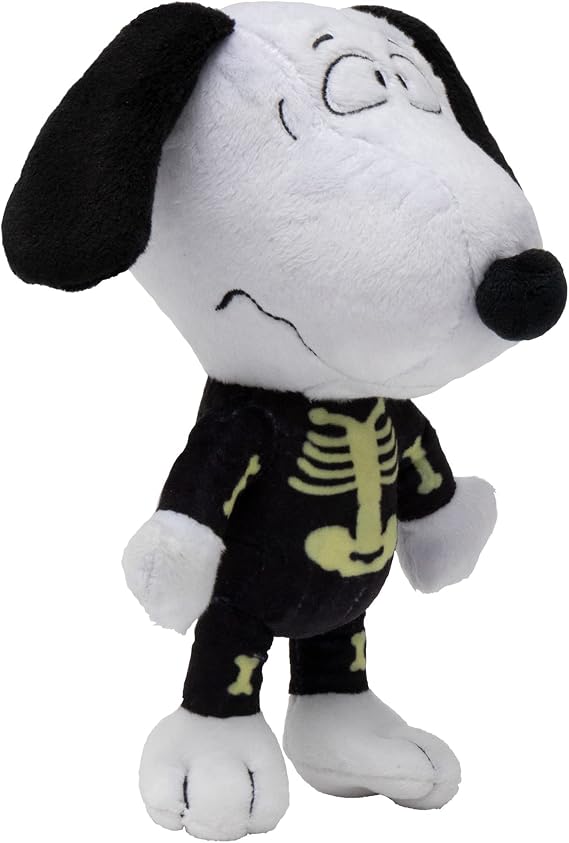 JINX Official Peanuts Collectible Plush Snoopy, Excellent Plushie Toy for Toddlers & Preschool, X-Ray Skeleton