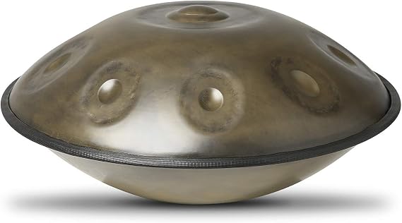 Adhafera Handpan Drum for Adults, 22 inch Steel Drum in D Minor 9 Notes, Hand Pan with Carry Bags, Sheet Music, Drum Stand and Mallet