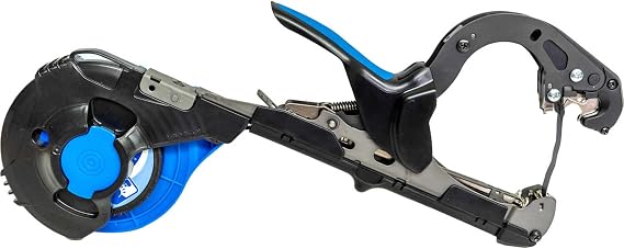 MAX HT-S45E Tapener Strong Bind Tying Tool for Heavy Duty Plant Tying, Tree Tying, Irrigation Tube Tying, and More