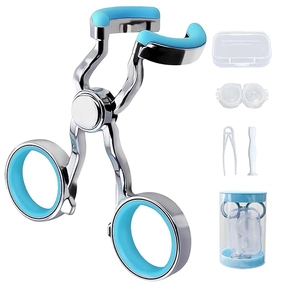 Vifycim Contact Lens Applicator Tool - for Easier Apply/Remove Contact Lens, with Contact Lens Case, Inserter/Remover+Tweezer with Soft Tip, Travel Set, 1Pcs(Applicator), Original(Applicator)
