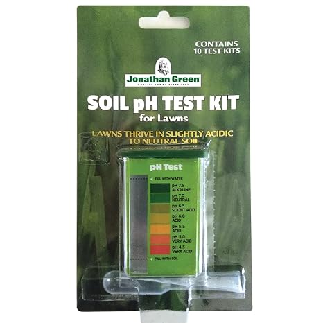 Jonathan Green Soil pH Test Kit for Lawns - Contains 10 Soil Test Kits