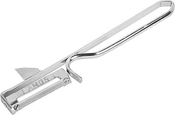 Westmark Swivel Vegetable & Fruit Peeler (Famos) with Stainless Steel Blade, Precision Swivel Kitchen Peeler with Integrated Potato Eye Remover, Potato Peeler, Apple, Lemon & Others