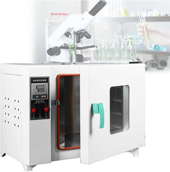 15.6L 500W Lab Digital Forced Air Convection Drying Oven, Constant Temperature Electric Blast Drying Oven, Adjustable Fan Speed, Lab Constant Temperature Incubator Box