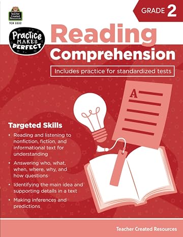 Teacher Created Resources Practice Makes Perfect: Reading Comprehension Grade 2, 2nd Edition (TCR3332)