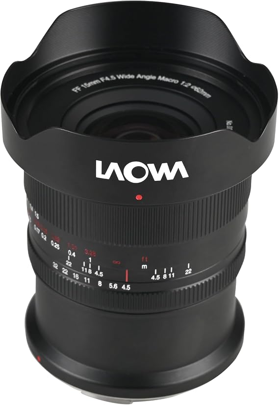 Laowa 15mm f/4.5 0.5X Wide Angle Macro for Canon RF